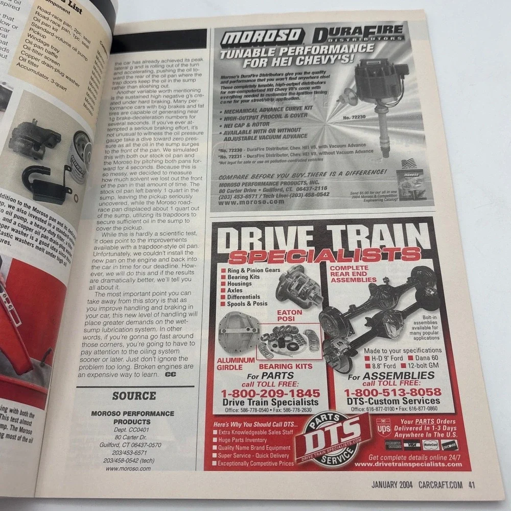 Car Craft Magazine January 2004 Street Machine Nationals Xtreme Machines Tech‎